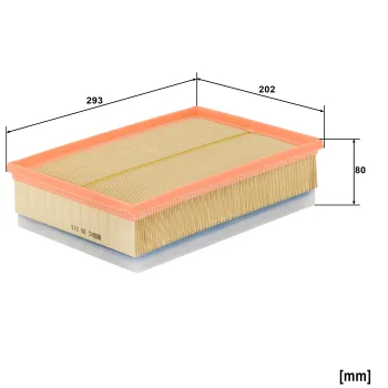 Filtr powietrza Mann Filter C30011 — zdjęcie 2