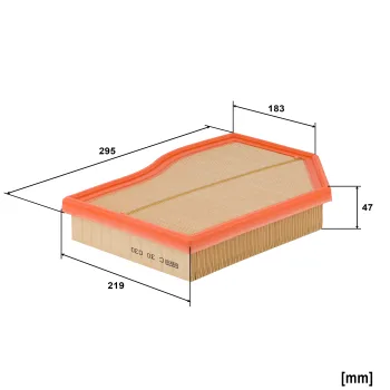 Filtr powietrza Mann Filter C30030 — zdjęcie 2