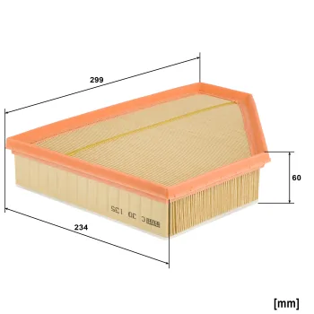 Filtr powietrza Mann Filter C30135 — zdjęcie 2