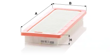 Filtr powietrza Mann Filter C36003 — zdjęcie 2