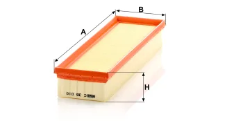 Filtr powietrza Mann Filter C36010 — zdjęcie 2