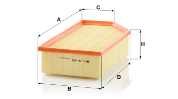 Filtr powietrza Mann Filter C36030 — zdjęcie 2