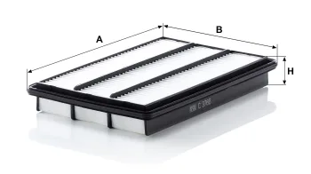 Filtr powietrza Mann Filter C3766 — zdjęcie 2