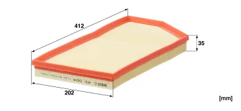 Filtr powietrza Mann Filter C45004 — zdjęcie 2