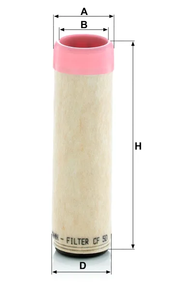 Filtr powietrza Mann Filter CF50 — zdjęcie 2