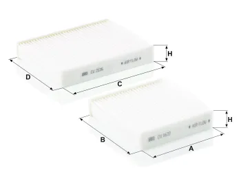 Filtr kabinowy Mann Filter CU21000-2 — zdjęcie 2