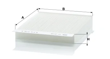 Filtr kabinowy Mann Filter CU2143 — zdjęcie 2