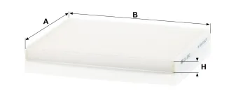 Filtr kabinowy Mann Filter CU2243 — zdjęcie 2
