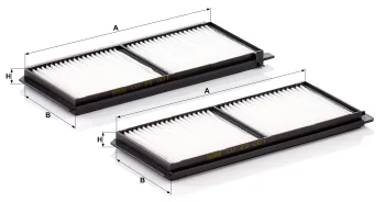 Filtr kabinowy Mann Filter CU23001-2 — zdjęcie 2