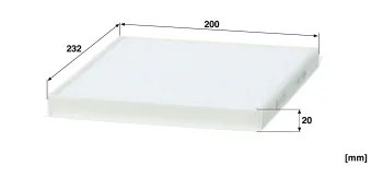 Filtr kabinowy Mann Filter CU2330 — zdjęcie 2
