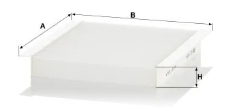 Filtr kabinowy Mann Filter CU2454 — zdjęcie 2