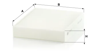 Filtr kabinowy Mann Filter CU25001 — zdjęcie 2