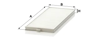 Filtr kabinowy Mann Filter CU2506-2 — zdjęcie 2