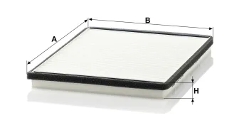 Filtr kabinowy Mann Filter CU2530 — zdjęcie 2