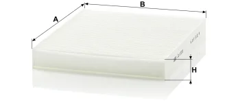 Filtr kabinowy Mann Filter CU2545 — zdjęcie 2