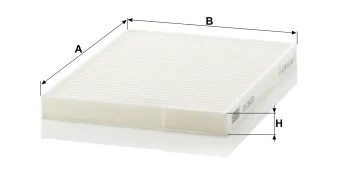 Filtr kabinowy Mann Filter CU2620 — zdjęcie 2
