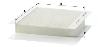 Filtr kabinowy Mann Filter CU2680 — zdjęcie 2
