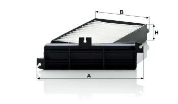 Filtr kabinowy Mann Filter CU2709 — zdjęcie 2