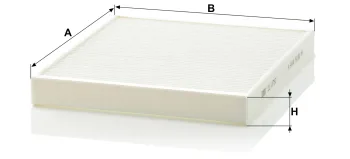 Filtr kabinowy Mann Filter CU2757 — zdjęcie 2