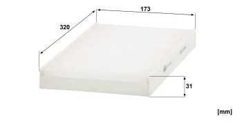 Filtr kabinowy Mann Filter CU3139 — zdjęcie 2