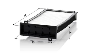 Filtr kabinowy Mann Filter CU3518 — zdjęcie 2