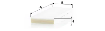 Filtr kabinowy Mann Filter CU3649 — zdjęcie 2