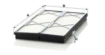 Filtr kabinowy Mann Filter CU3759 — zdjęcie 2
