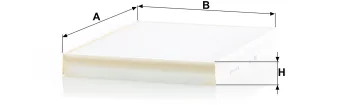 Filtr kabinowy Mann Filter CU3780 — zdjęcie 2