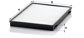 Filtr kabinowy Mann Filter CU3943 — zdjęcie 2