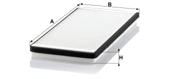 Filtr kabinowy Mann Filter CU4150 — zdjęcie 2
