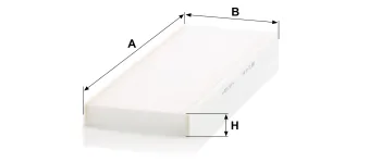Filtr kabinowy Mann Filter CU45004 — zdjęcie 2