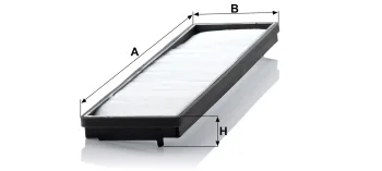 Filtr kabinowy Mann Filter CU5809 — zdjęcie 2