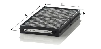 Filtr kabinowy Mann Filter CUK2033-2 — zdjęcie 2
