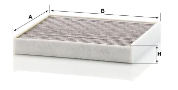 Filtr kabinowy Mann Filter CUK2143 — zdjęcie 2