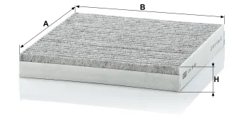 Filtr kabinowy Mann Filter CUK2149 — zdjęcie 2