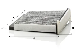 Filtr kabinowy Mann Filter CUK2231 — zdjęcie 2