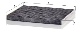 Filtr kabinowy Mann Filter CUK2243 — zdjęcie 2