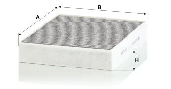 Filtr kabinowy Mann Filter CUK25001 — zdjęcie 2