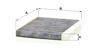 Filtr kabinowy Mann Filter CUK2532 — zdjęcie 2