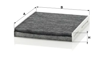 Filtr kabinowy Mann Filter CUK2545 — zdjęcie 2
