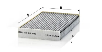 Filtr kabinowy Mann Filter CUK26005 — zdjęcie 2