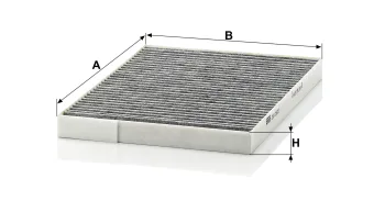 Filtr kabinowy Mann Filter CUK2620 — zdjęcie 2