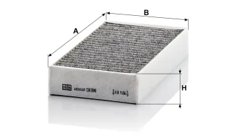 Filtr kabinowy Mann Filter CUK2646-2 — zdjęcie 2