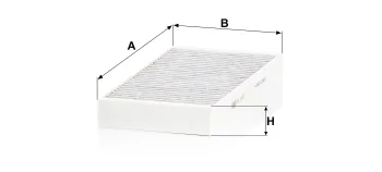 Filtr kabinowy Mann Filter CUK2723-2 — zdjęcie 2