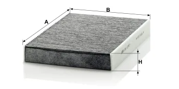 Filtr kabinowy Mann Filter CUK2743 — zdjęcie 2