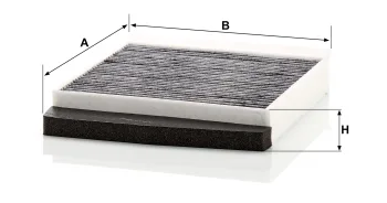 Filtr kabinowy Mann Filter CUK2855 — zdjęcie 2