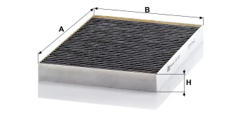 Filtr kabinowy Mann Filter CUK3137 — zdjęcie 2