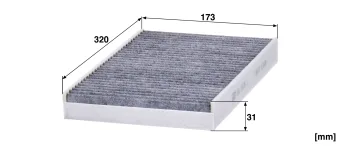 Filtr kabinowy Mann Filter CUK3139 — zdjęcie 2