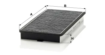 Filtr kabinowy Mann Filter CUK3340 — zdjęcie 2