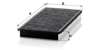 Filtr kabinowy Mann Filter CUK3360 — zdjęcie 2